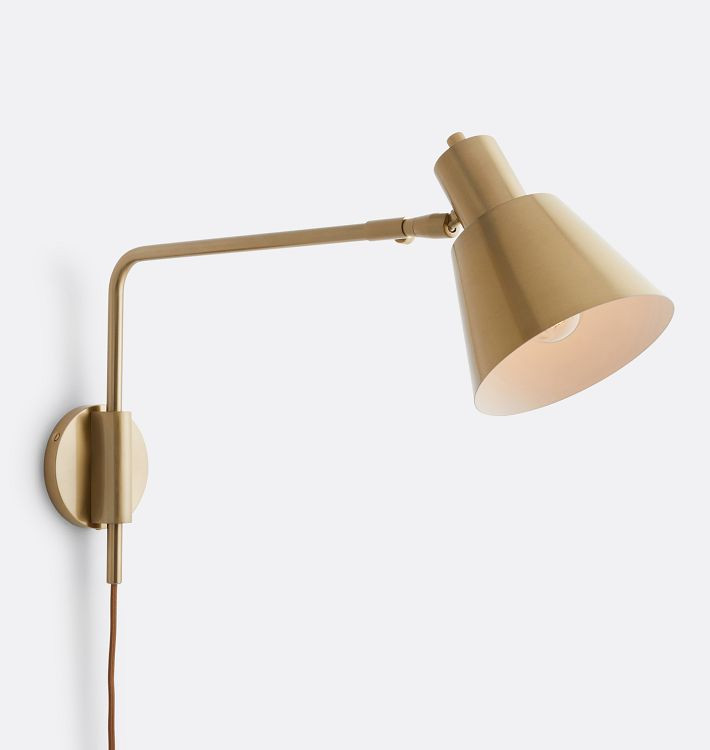 Cylinder Adjustable Plug-In Sconce | Rejuvenation