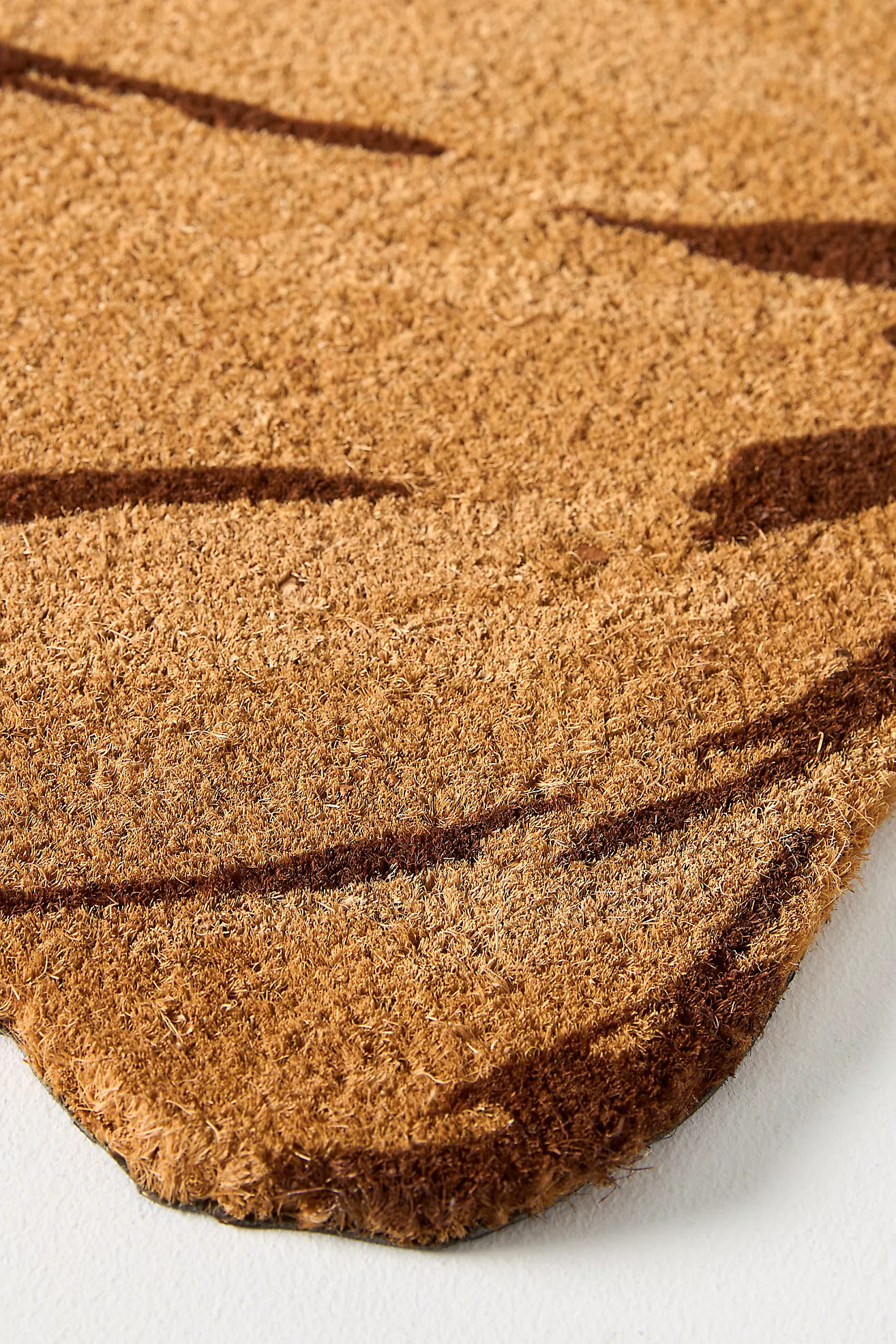 Croissant-Shaped Coir Printed Doormat | Anthropologie (UK)