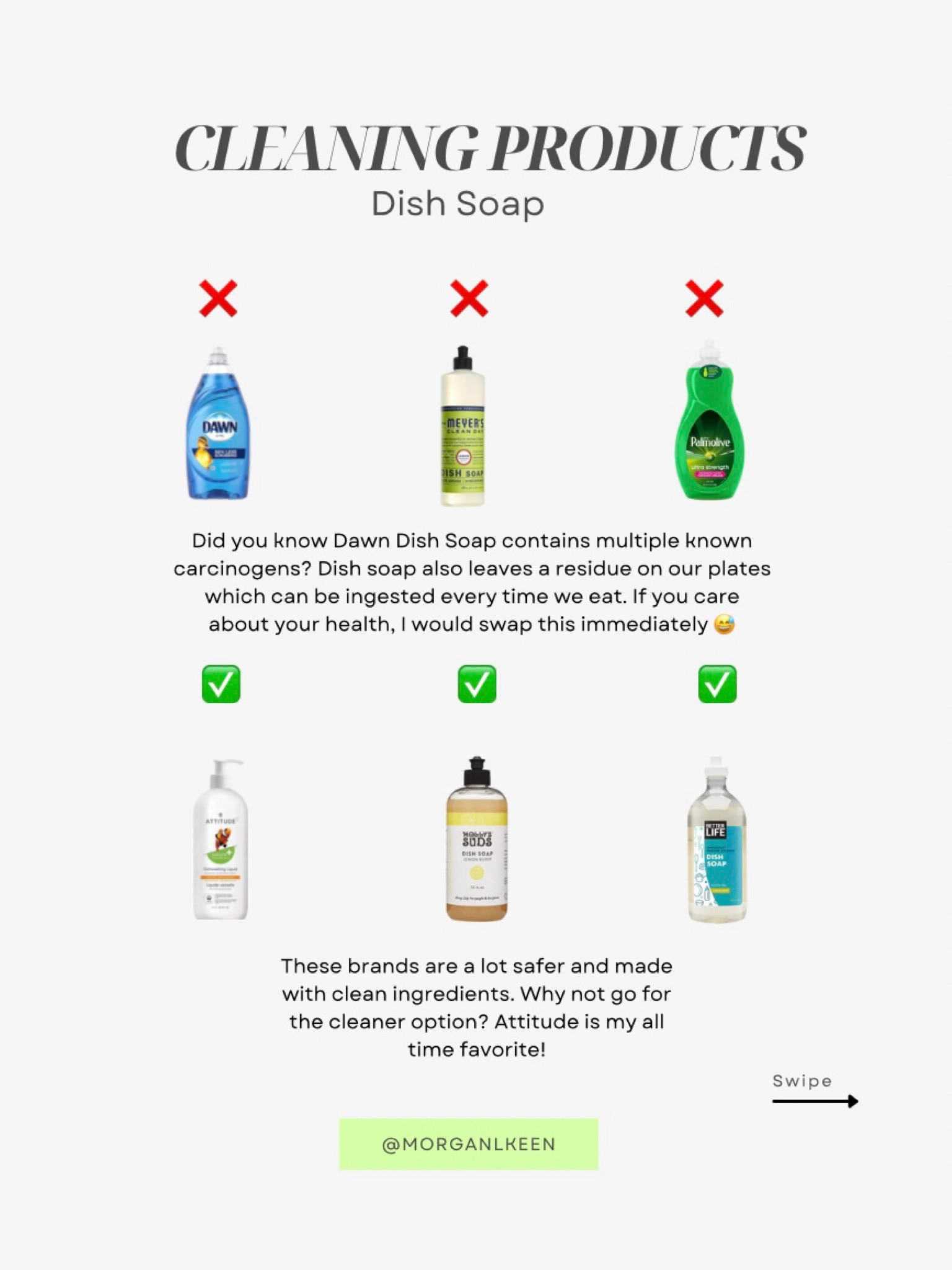 Non-toxic cleaning products 🫧