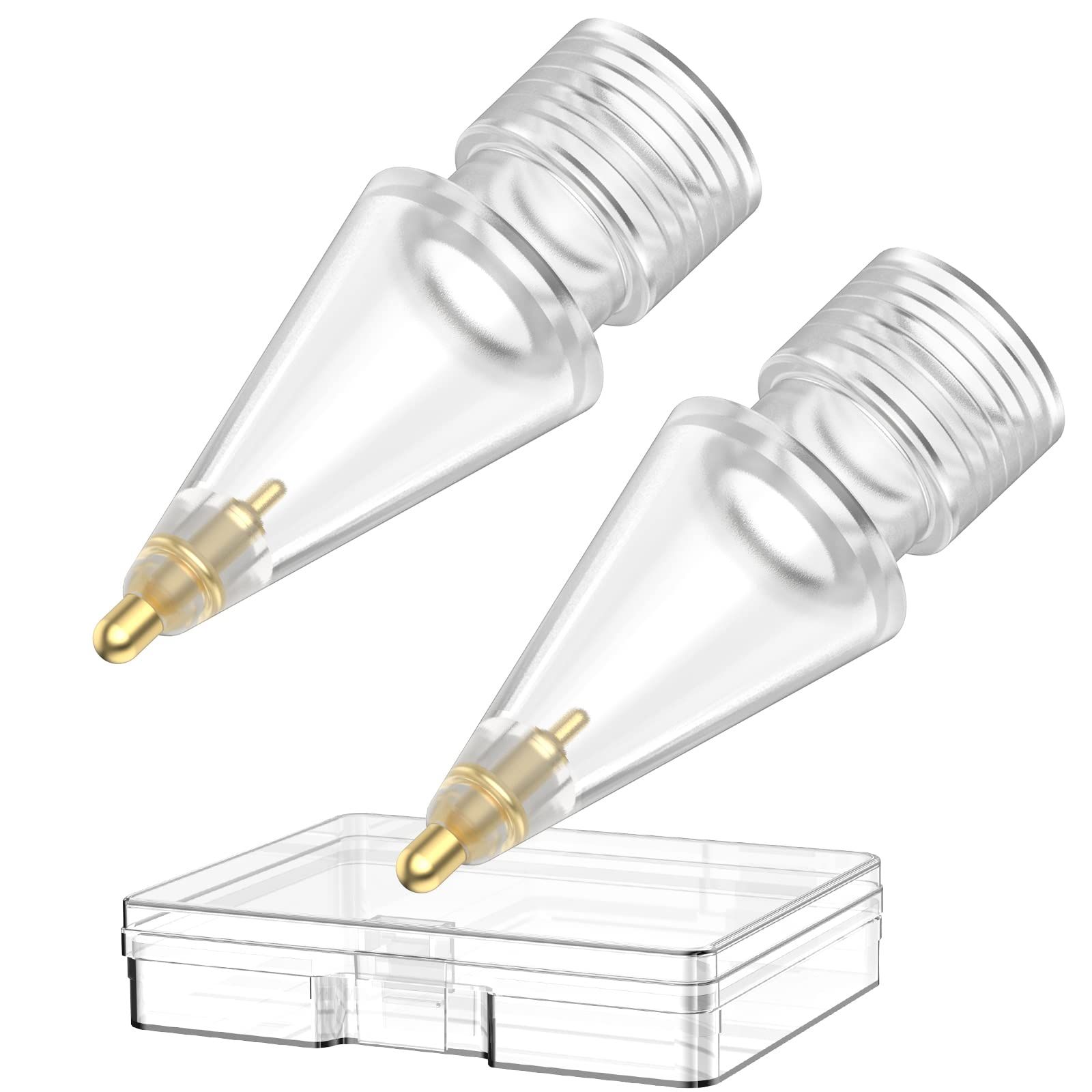 Delidigi 2 Pack Clear Pencil Tips for Apple Pencil 2nd Gen 1st Gen and USB-C, Upgraded Longer Met... | Amazon (CA)