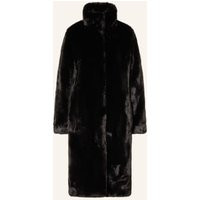 Boss Kunstfell-Mantel Cetedia schwarz | Breuninger (DACH)