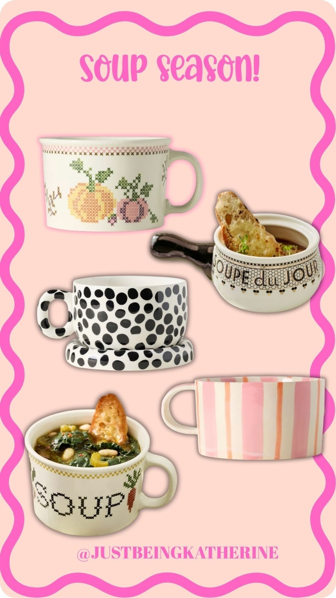 The cutest soup mugs!

#LTKfoodie #LTKHome #LTKSeasonal