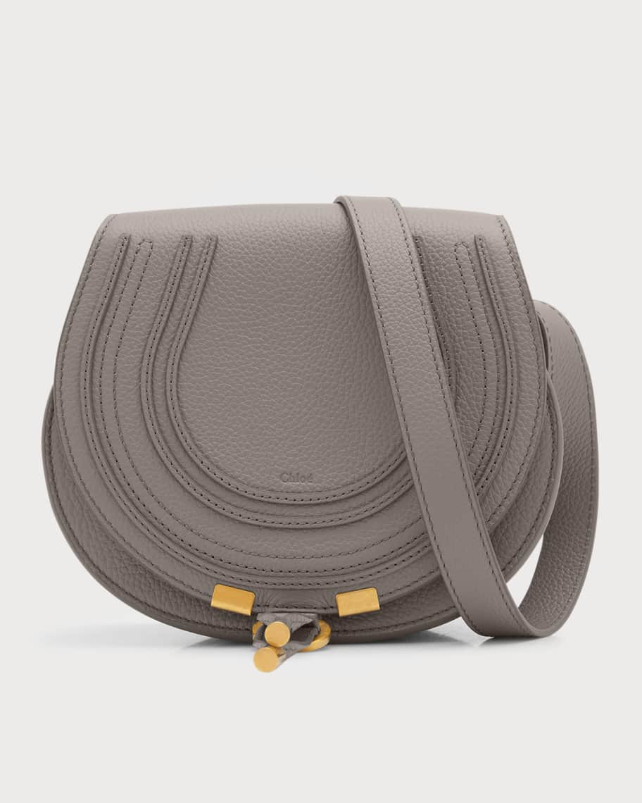 Chloe Marcie Small Crossbody Bag in Grained Calfskin | Neiman Marcus