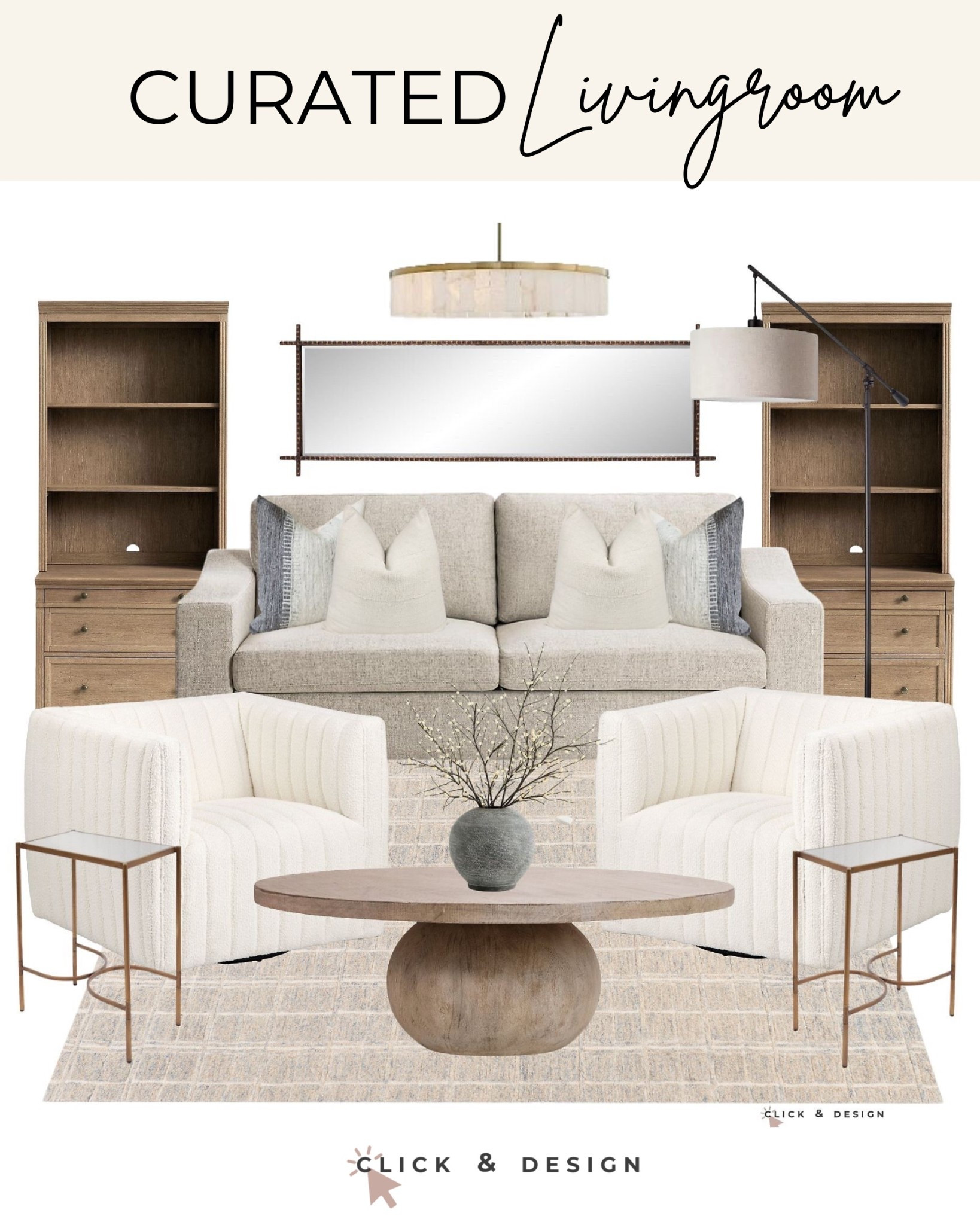 Modern transitional livingroom furniture inspo with a cohesive look. 

#LTKHome