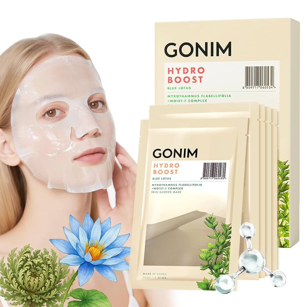 GONIM Face Mask Korean Skin Care with Hyaluronic Acid & Collagen Activation- Face Masks Skincare ... | Amazon (US)