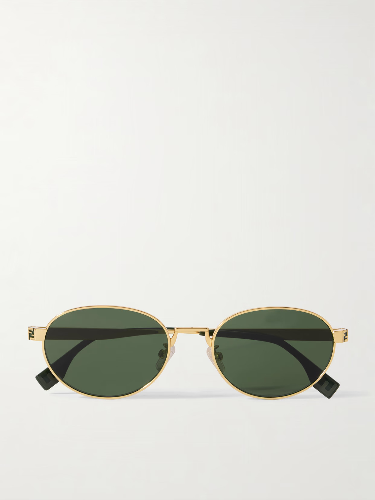 Fendi Eyewear - Fendi Sky Round-frame Gold-tone Sunglasses - One size | NET-A-PORTER (US)