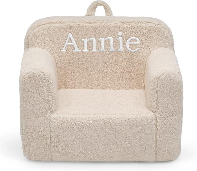 Delta Children Cozee Sherpa Chair – Customize with Name – Foam Kids Chair for Ages 18 Months ... | Amazon (US)
