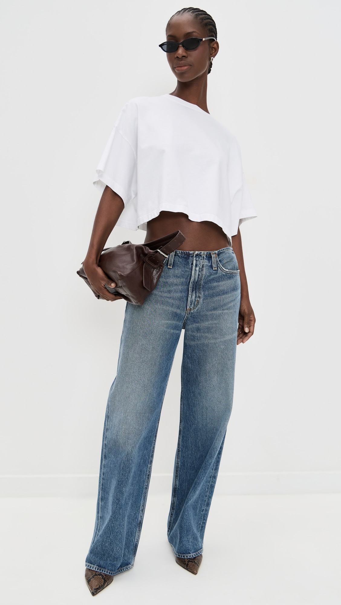 Arli Oversized Cropped Tee | Shopbop