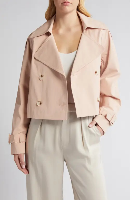 RUE SOPHIE Enola Crop Trench Coat | Nordstrom | Nordstrom