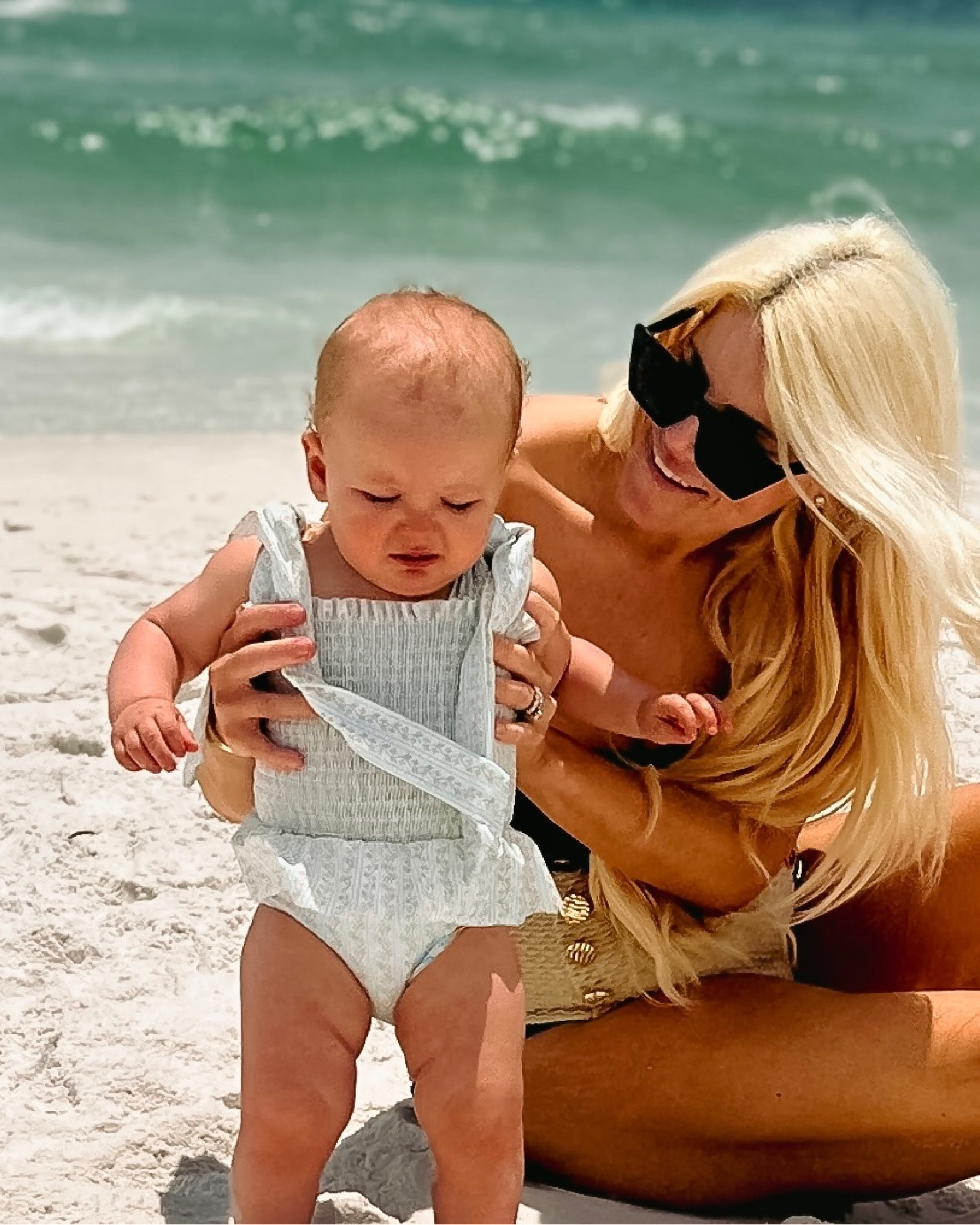 Because we love the beach as much as anyone. So the first question is obvious. What are we wearing? What’s our accessory game looking like? Honey, let me tell you. I love these sunglasses. THEY ARE $10 RIGHT NOW. Yes you heard that right.  Don’t get me wrong, I love a Gucci oversized sunglass as much as the next queen but these are good. The hype is real. 

#LTKSeasonal #LTKswim #LTKunder50