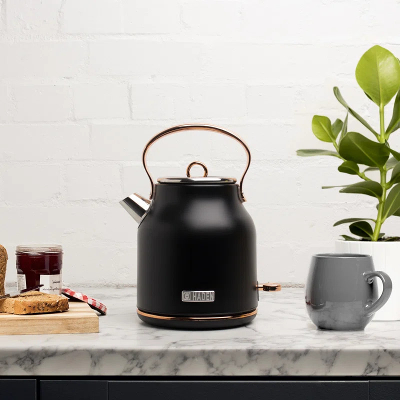 Haden Heritage 1.8 qt. Stainless Steel Electric Tea Kettle | Wayfair North America