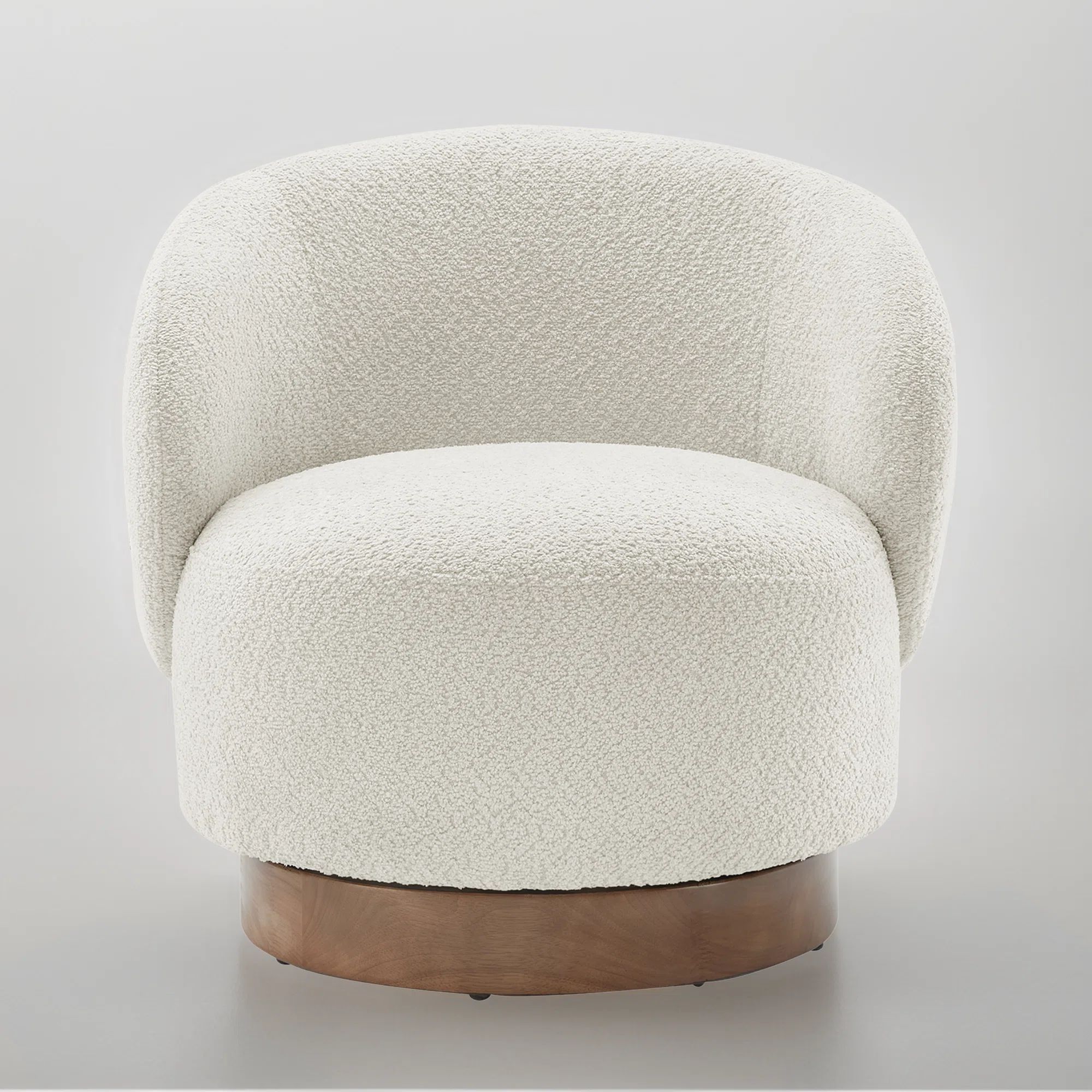 Wade Logan® Bernhardin Upholstered Swivel Barrel Chair & Reviews | Wayfair | Wayfair North America