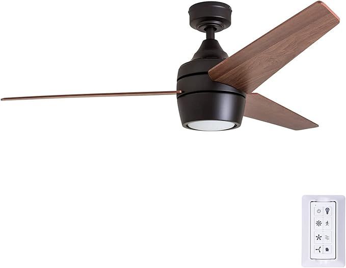 Honeywell Ceiling Fans 50603-01 Remote Control Led Eamon Modern Ceiling Fan, 52", Bronze | Amazon (US)