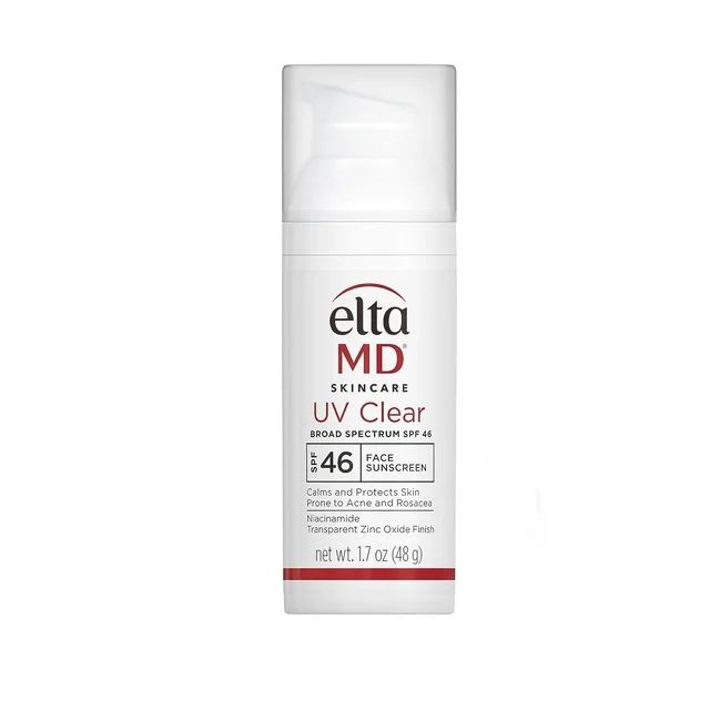 EltaMD UV Clear SPF 46 Broad Spectrum Moisturizing Facial Sunscreen 1.7 oz (48g) | Walmart (US)