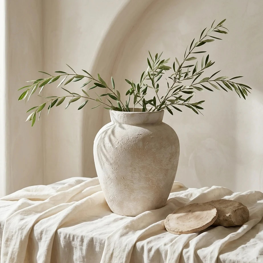 Sovana Vase, Ivory | Pepper + Vetiver