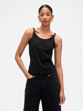 Stretch Jersey Twist Tank Top | Gap Factory | Gap Factory