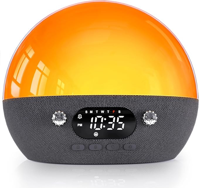MOMILLA Sunrise Alarm Clock with Bluetooth Speaker, White Noise Sound Machine for Sleep, Clocks f... | Amazon (US)