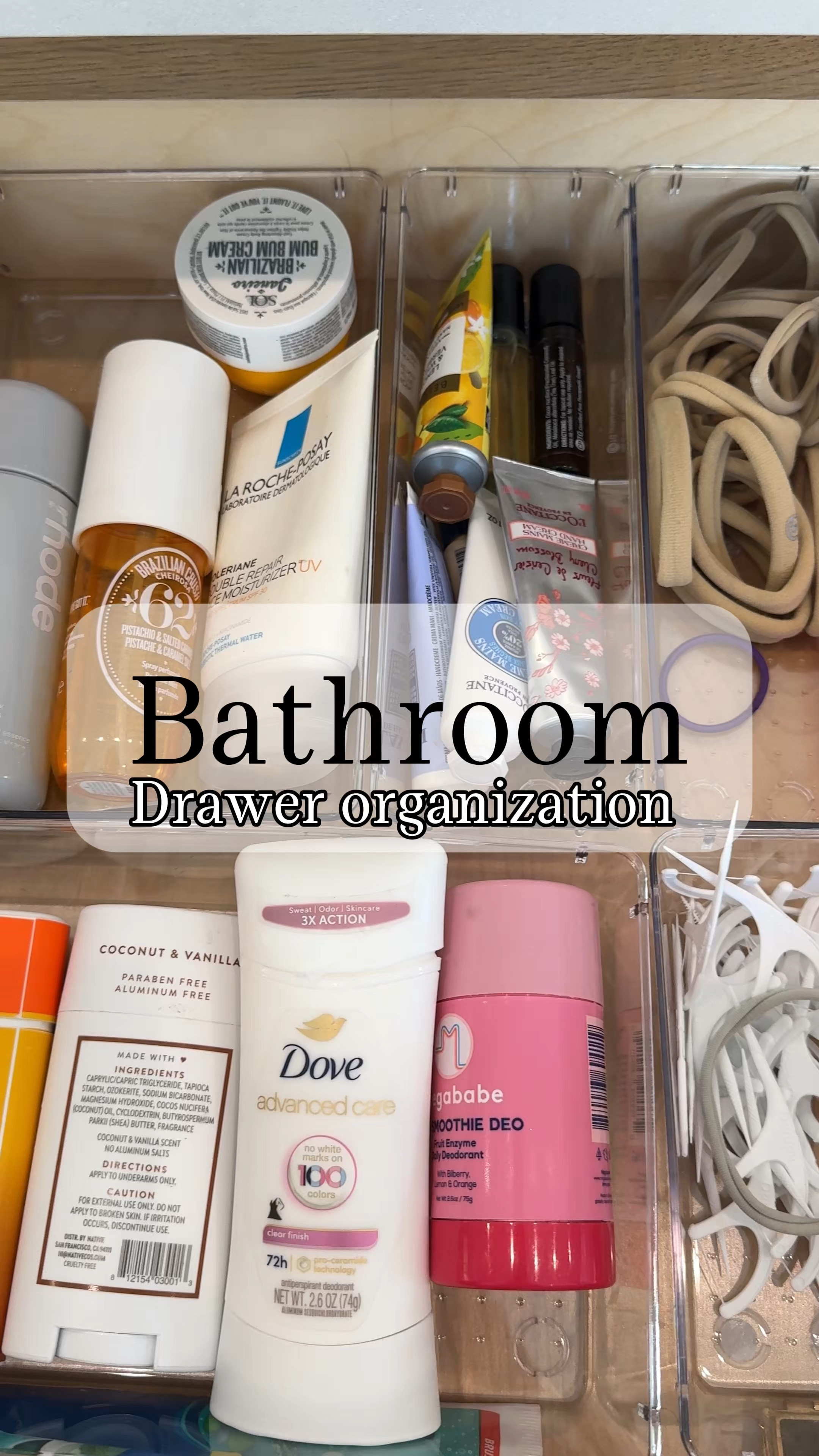 Finally my bathroom drawers are organized! These clear organizers are so affordable and make things look so clean!  

#LTKHome