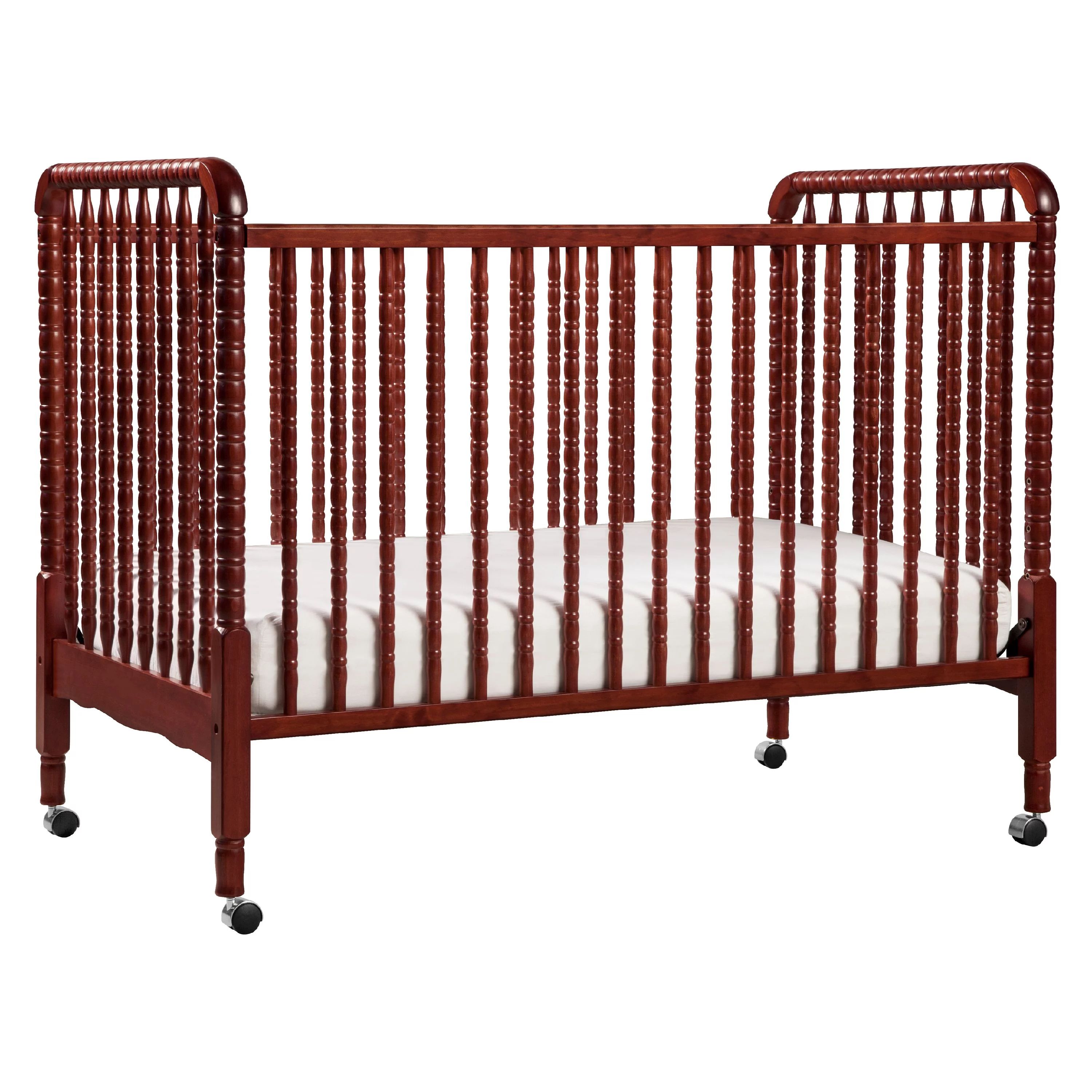 DaVinci Jenny Lind 3-in-1 Convertible Crib in Fog Grey Finish | Walmart (US)