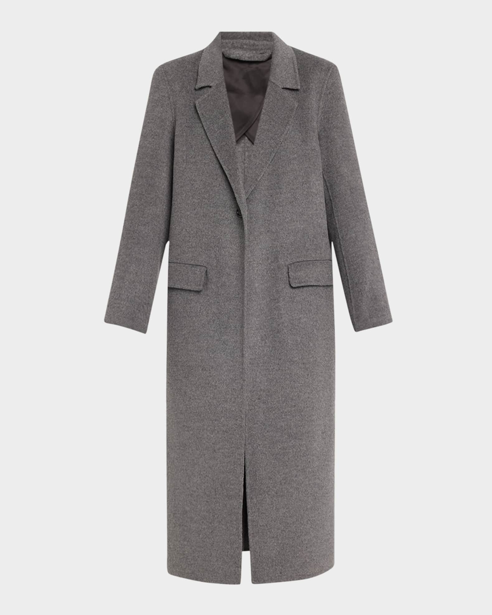 Long Classic Wool Coat | Neiman Marcus