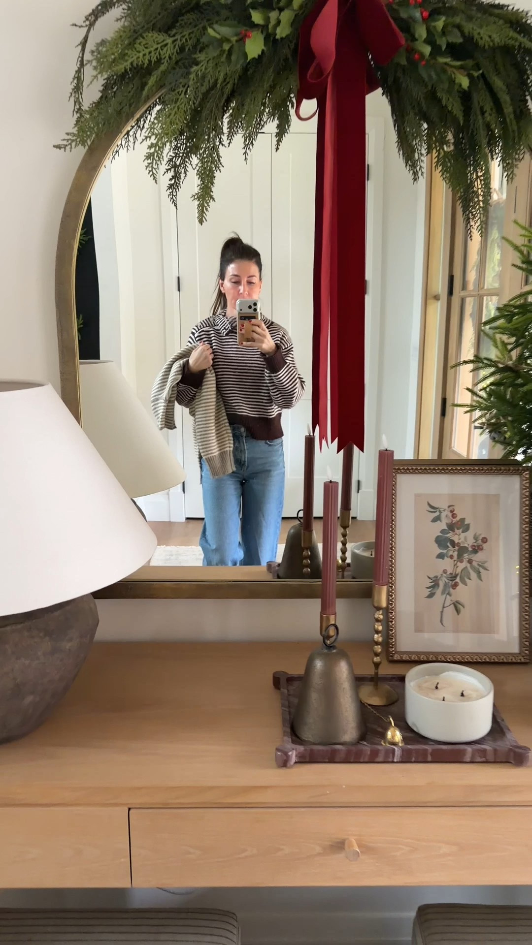 Love this target sweater! Looks like something you see it Madewell or J.Crew, the fit is so good and I love the button detail. Would make a really sweet gift as well.! 

Target, sweater, mock neck, gifts for her, gift, guide, striped sweater, denim, jeans, Old Navy, console table, entry, decor, lamp, Norfolk, tree, ribbon, tray, studio, McGee, McGee, and Co., rug

#LTKootd #LTKCyberWeek #LTKGiftGuide