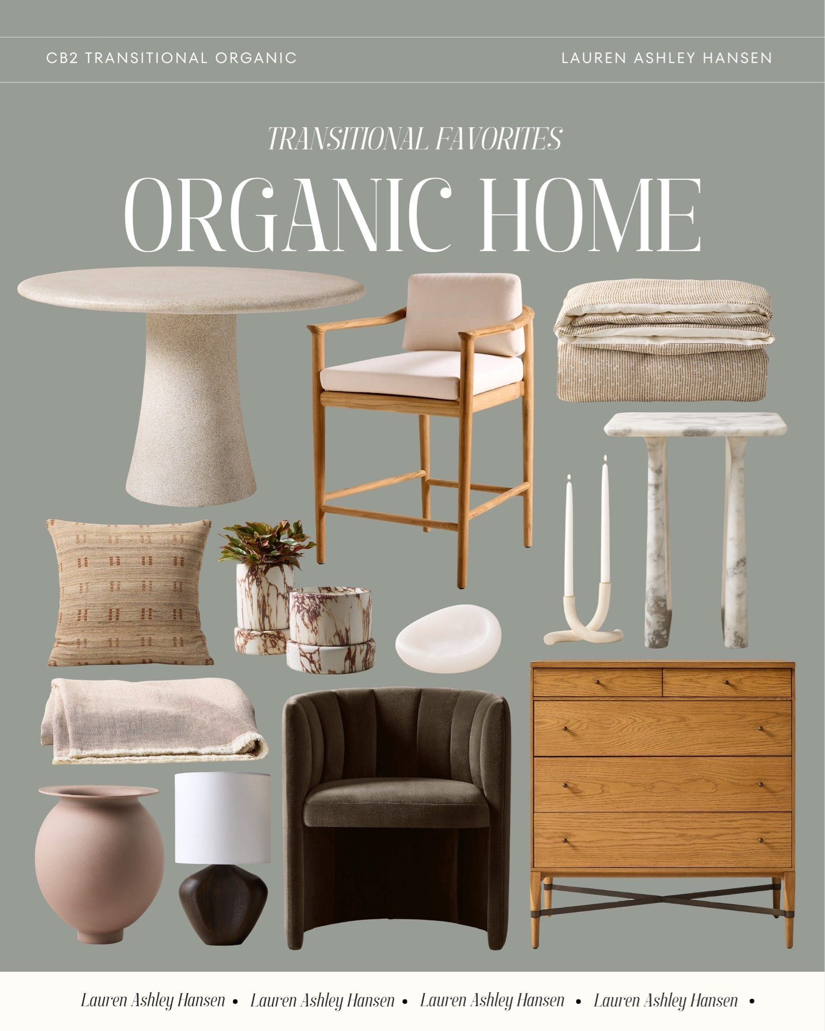 The prettiest new summer arrivals at CB2! Everything you could want from larger statement furniture pieces to small decorative accents to pull a space together!

#LTKHome