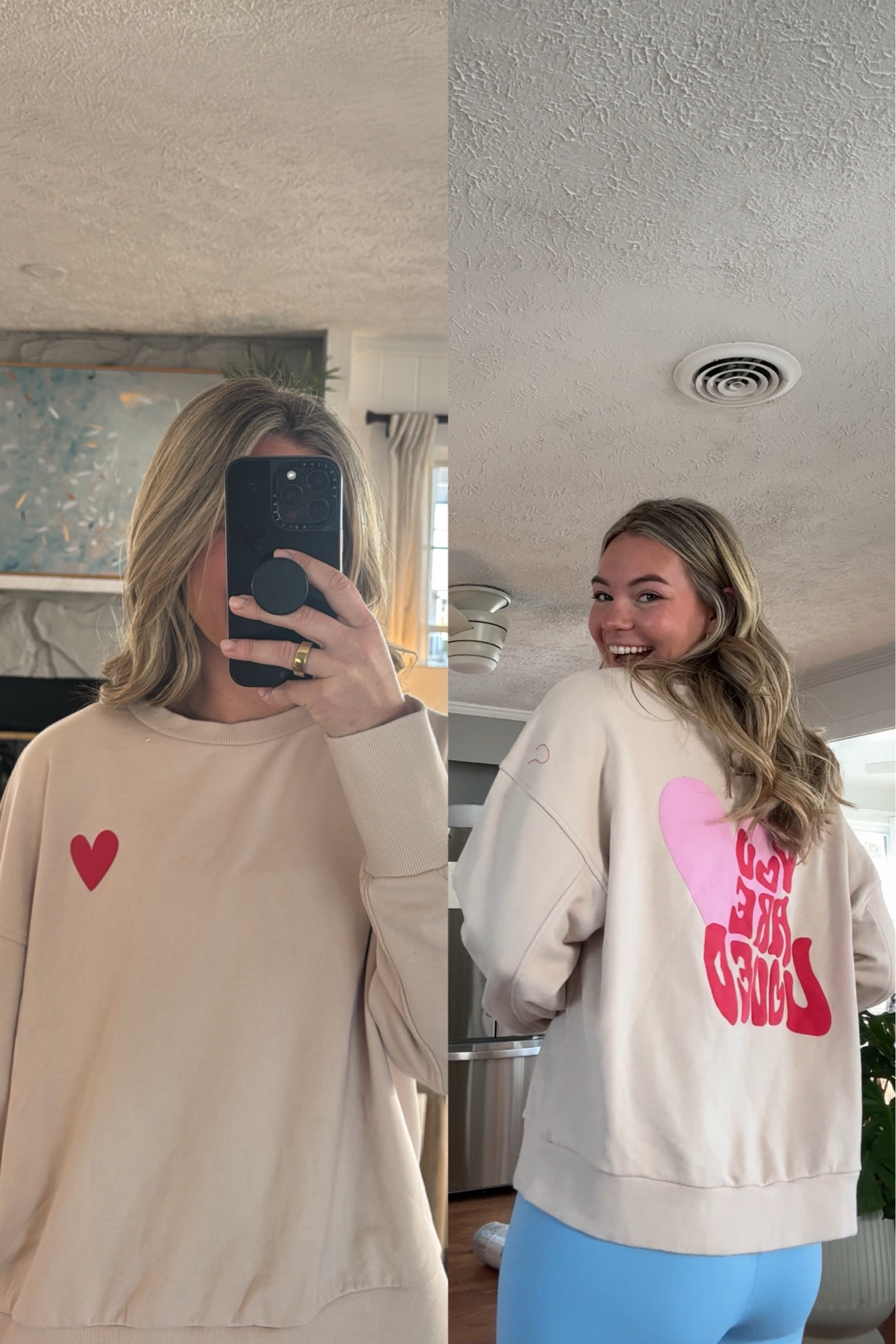 Target new arrivals!! Heart sweatshirt! Back is so cute !! Wearing size M

#LTKFindsUnder50 #LTKStyleTip #LTKActive