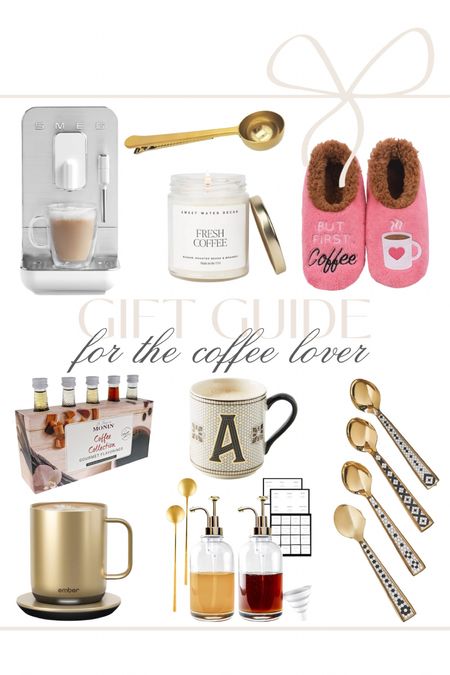 Gift guide for the coffee lover! ☕️🤍

Espresso machine, coffee candle, cozy slippers, gold coffee accessories, coffee syrups, initial mug, Anthropologie, bistro tile monogram mug, coffee spoons, ember mug, glass coffee syrup dispensers, coffee bar, kitchen, fancythingsblogg

#LTKGiftGuide #LTKHoliday #LTKfindsunder100