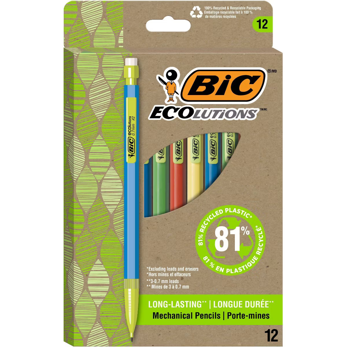 BiC 12pk ECOlutions #2 Mechanical Pencils 0.7mm | Target