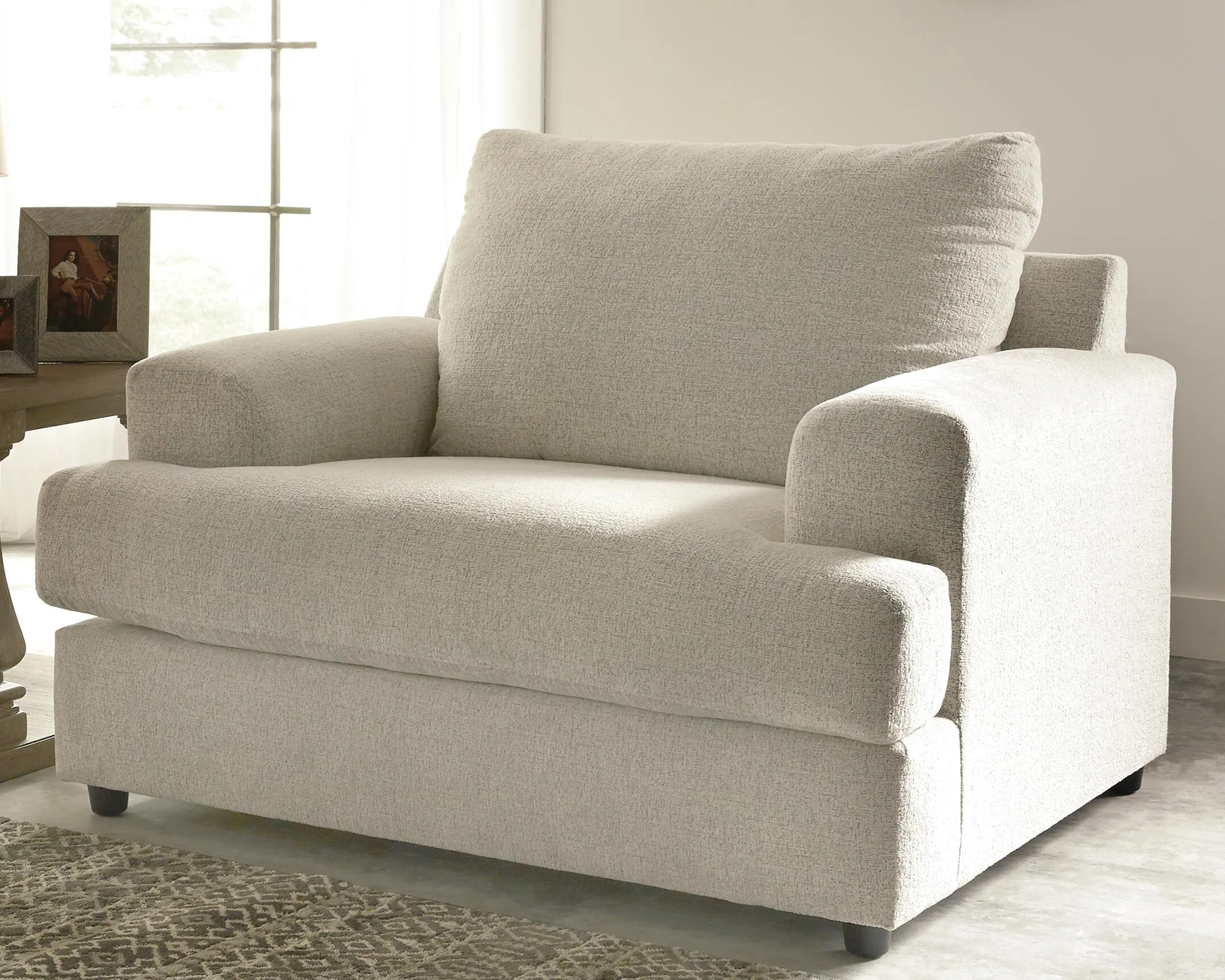 Soletren Oversized Chair, Stone | Ashley