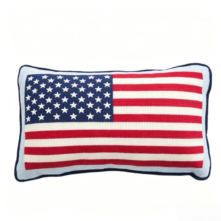 Summer Clearance! 2026 New USA Flag Pillow, 4th of July American Flag Decorative Pillow, 15"x10",... | Walmart (US)