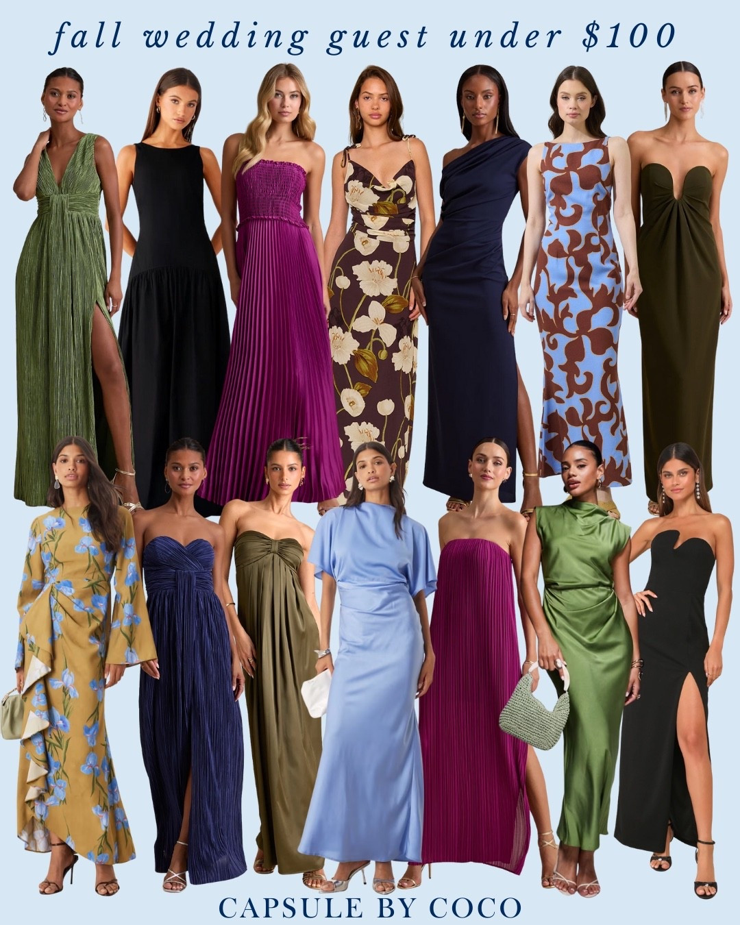 FALL WEDDING GUEST DRESSES UNDER $100 🍂

Fall wedding guest dress, fall wedding guest dresses, wedding guest dress, wedding guest dresses, formal dresses, formal dress, fall formal, fall formal dresses, fall formal dress, gown, fall gown, fall gowns, formal gown, fall formal gown, wedding guest, rehearsal dinner, bridesmaid dress, cocktail dress, cocktail attire, fall ready, fall fashion, fall wardrobe, wedding guest dress under $100, fall wedding guest dress under $100, wedding guest dresses under $100, fall wedding guest dresses under $100, floral gown, floral wedding guest dress, floral wedding guest dresses, CapsuleByCoCo, Capsule By CoCo

#LTKParties #LTKWedding #LTKFindsUnder100