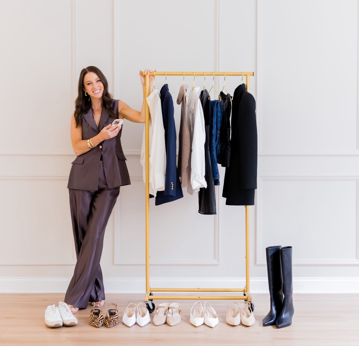 This set looks so expensive! I did true to size in both the vest and pants  