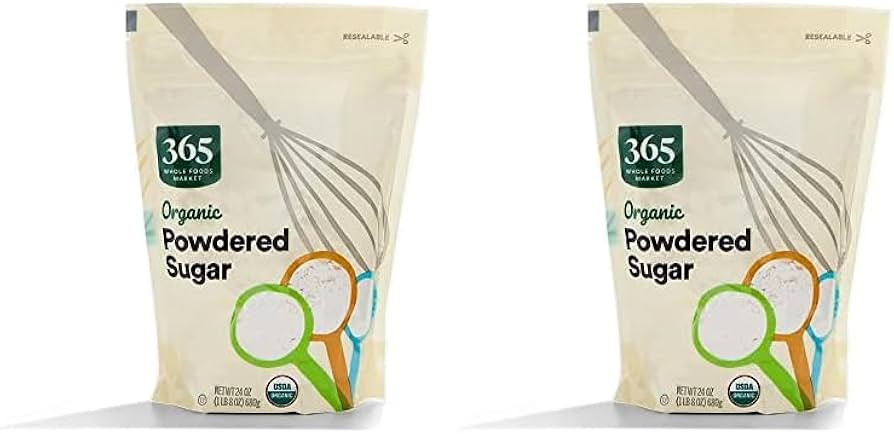 365 by Whole Foods Market, Organic Powdered Sugar, 24 Ounce (Pack of 2) | Amazon (US)