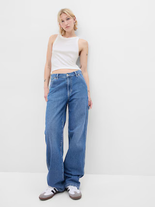 Mini Rib Cropped Halter Tank Top | Gap (US)