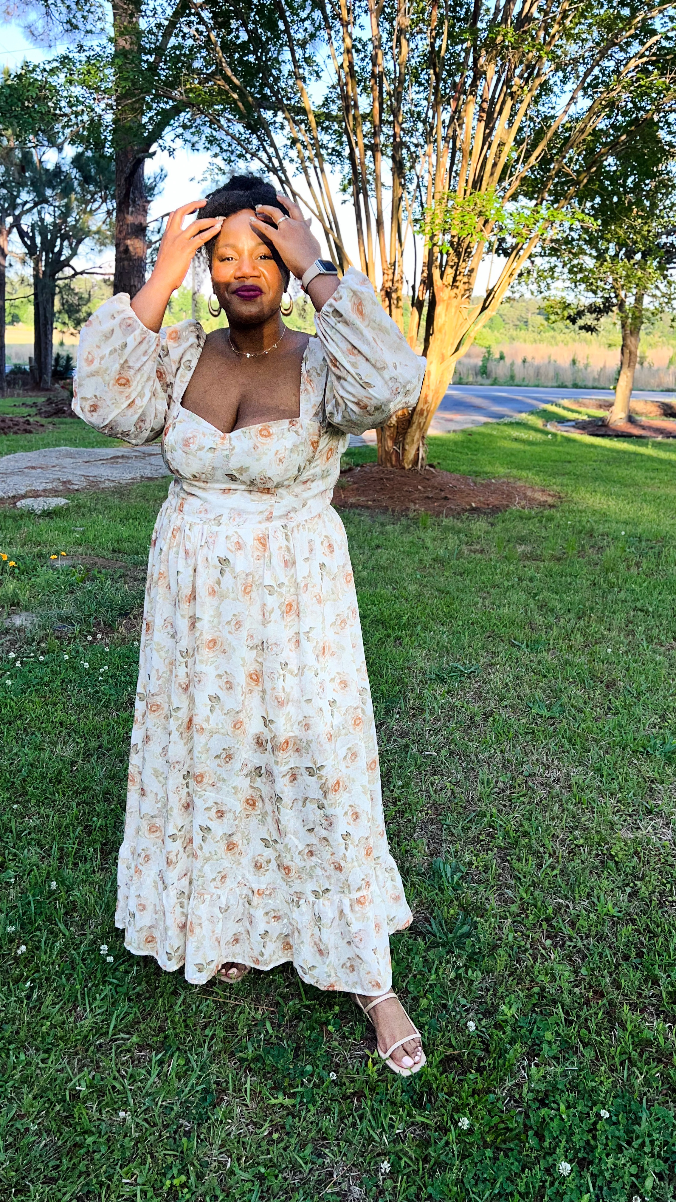 I wore this dress to a baby shower, but it’s perfect for a wedding, garden party or Mother’s Day brunch 💐

I’m wearing a size XXL but could have sized down as the back is smocked and stretchy. I’m 5’9 reference.

Spring dress, wedding guest dress, Mother’s Day Outfit 


#LTKMidsize #LTKStyleTip #LTKFindsUnder100