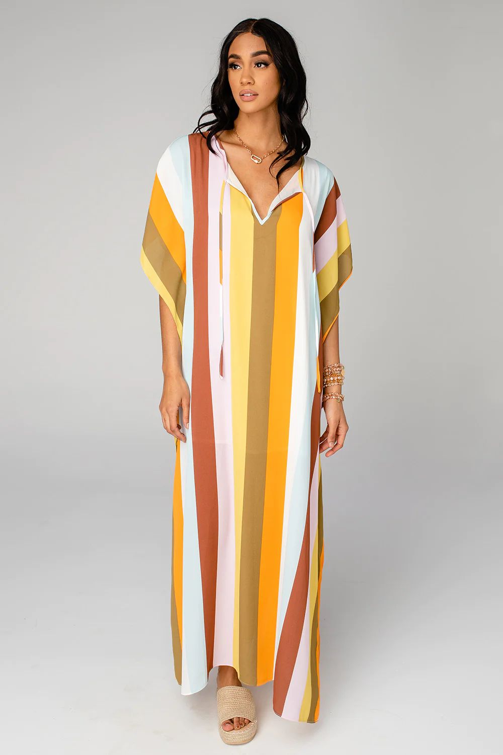 Cora Caftan Maxi Dress - Samoa | BuddyLove