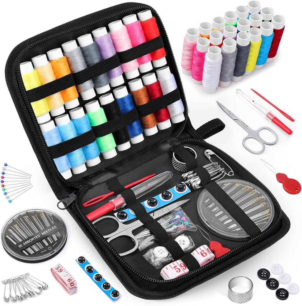 Coquimbo Sewing Kit Gifts for Mom Grandma Women Men Adults Kids Teens Beginner Kids Traveler, Por... | Amazon (US)