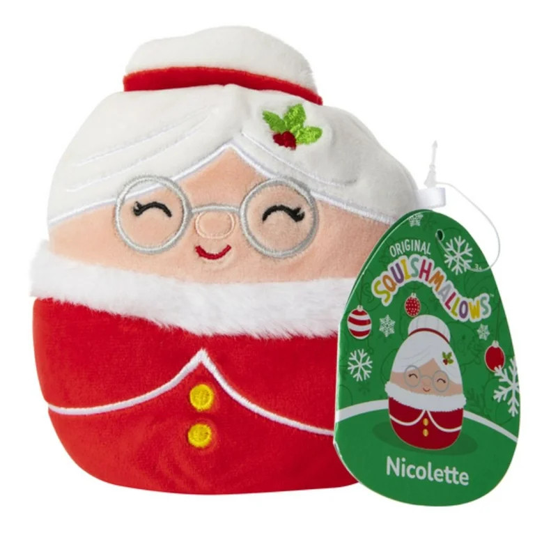 Squishmallows 4.5" Nicolette the mrs. claus | Walmart (US)