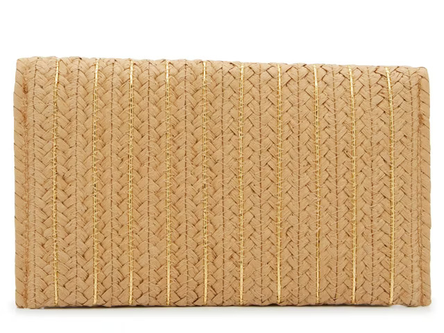 Kelly & Katie Lurex Straw Clutch | DSW