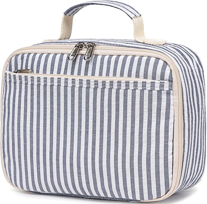 Bluboon Kids Girls Lunch Bag Insulated Lunch Box for school Corduroy Lunch Cooler Organizer Schoo... | Amazon (US)