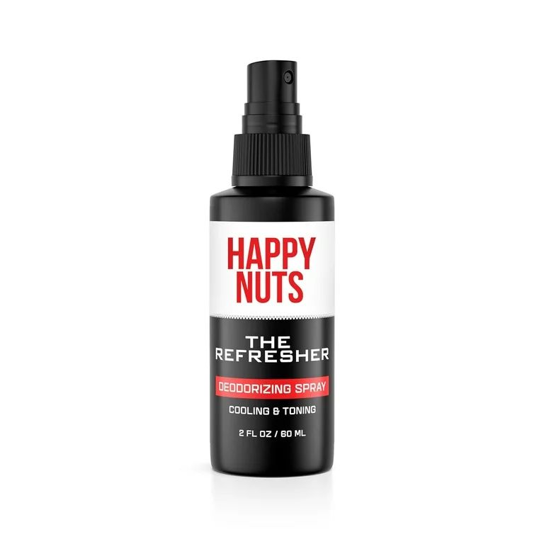Happy Nuts The Refresher Men's Ball Deodorant Spray - Cooling, Toning, Deodorizing Body Spritz - ... | Walmart (US)