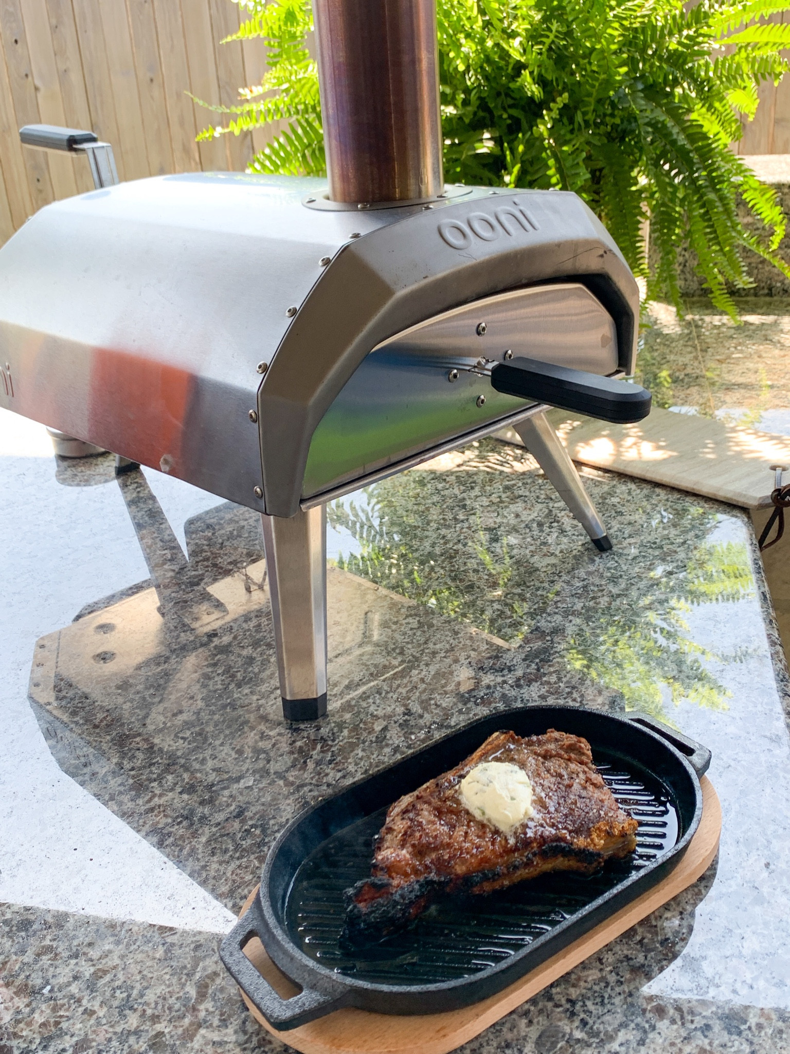 Steak prepared in this Grizzler Pan in the Pizza oven. Yeah that’s right, I prepared this delicious steak in a pizza oven. #OoniPizzaOven #GrizzlerPan #OutdoorCooking #SpringVibes #Foodie #Kitchenware #Pans #Steak 

#LTKhome