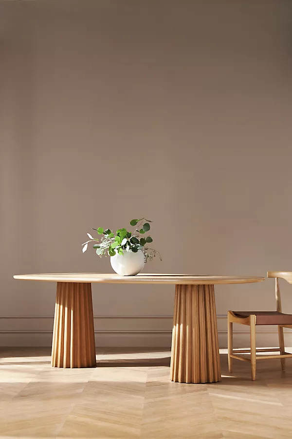 Maja Double Pedestal Dining Table | Anthropologie (US)
