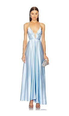 Michael Costello x REVOLVE Willow Gown in Baby Blue from Revolve.com | Revolve Clothing (Global)