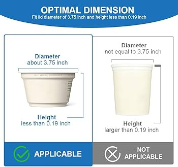 Sophico Yogurt Organizer for Fridge, 4 Capacity Yogurt Sliders for Refrigerator, Yogurt Holder wi... | Amazon (US)