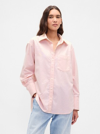 Organic Cotton Oxford Big Shirt | Gap (CA)