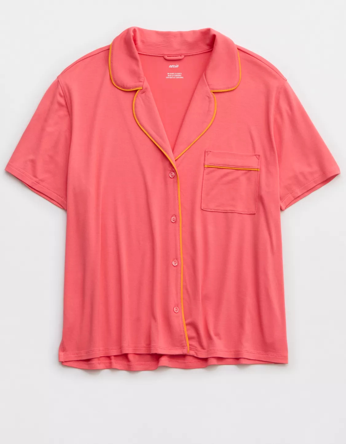 Aerie Real Soft® Short Sleeve Pajama Shirt | Aerie