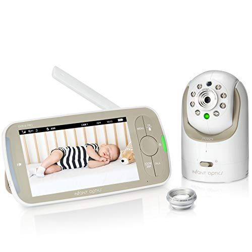 Infant Optics DXR-8 PRO Baby Monitor 720P 5" HD Display with A.N.R. (Active Noise Reduction), White | Amazon (US)