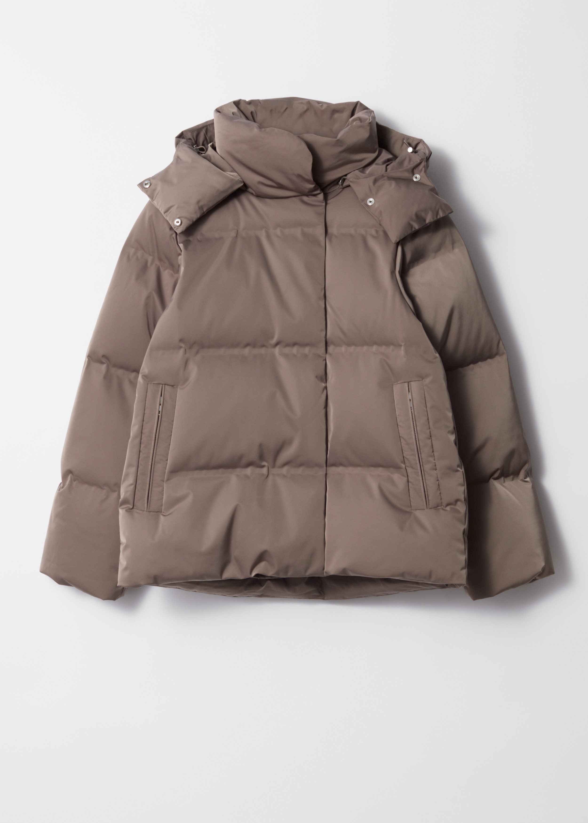 Padded Down Jacket - Brown - Jackets - & Other Stories NL | & Other Stories EU